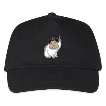 Hamster Wizard Wand - Kids’ Baseball Cap - black - Front