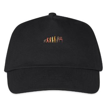 Imprimante 3D Evolution Imprimante 3D Rétro - Casquette de baseball Enfant - noir - Devant