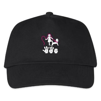 Stag and hen party bachelor party bachelor party men - Kids’ Baseball Cap - black - Front