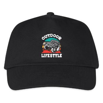 Jeeps Adventure Offroad - Kids’ Baseball Cap - black - Front