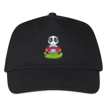Panda Auto - Kinder Basecap - Schwarz - Vorne
