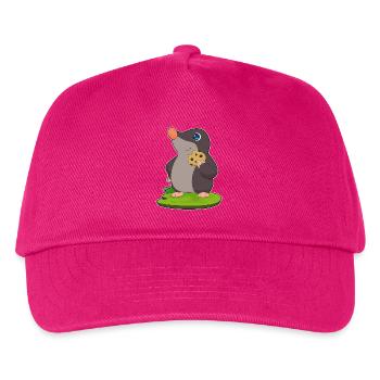 Maulwurf Cookie - Kinder Basecap - Fuchsia - Vorne