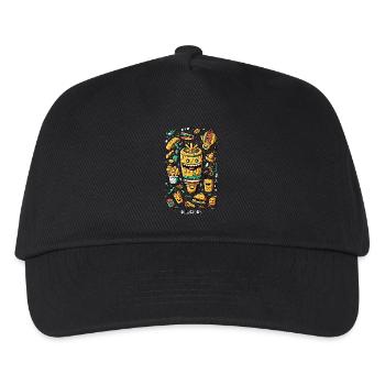 Delicious, fun fast food - Kids’ Baseball Cap - black - Front