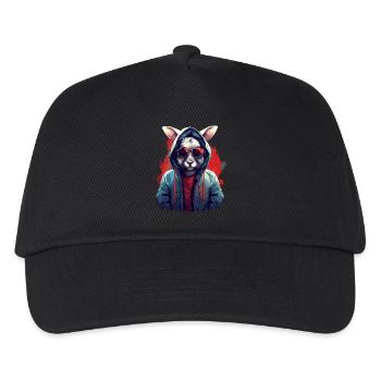 City bouncer rabbit ghost | Rabbit lovers - Kids’ Baseball Cap - black - Front