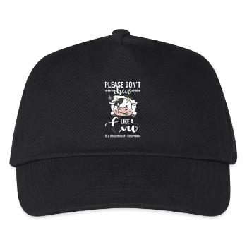 Misophonia Please do not chew like a cow - Kids’ Baseball Cap - black - Front