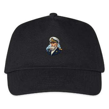 Matrose Segeln - Kinder Basecap - Schwarz - Vorne