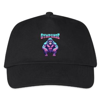 Gympanse Musculation Musculation Fitness Memes - Casquette de baseball Enfant - noir - Devant