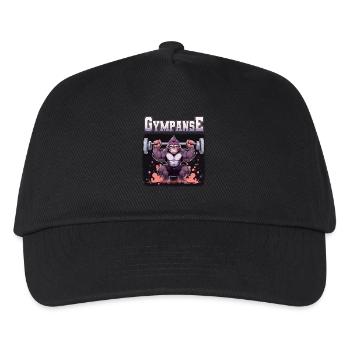 Gympanse Musculation Musculation Fitness Memes - Casquette de baseball Enfant - noir - Devant