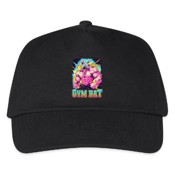 Gym Council Bodybuilding Weight Training Fun Fitness - Kids’ Baseball Cap - black - Front