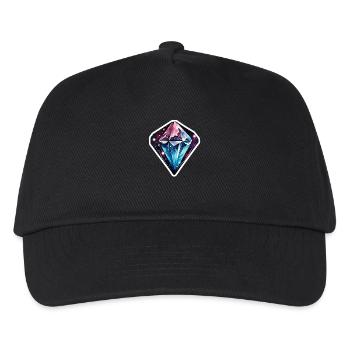 Diamant Kristall Astro - Kinder Basecap - Schwarz - Vorne
