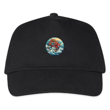 Chinesischer Drache - Kinder Basecap - Schwarz - Vorne
