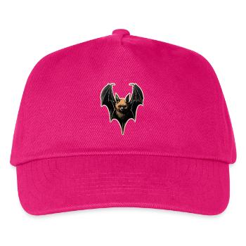 Horror Bat - Kids’ Baseball Cap - fuchsia - Front
