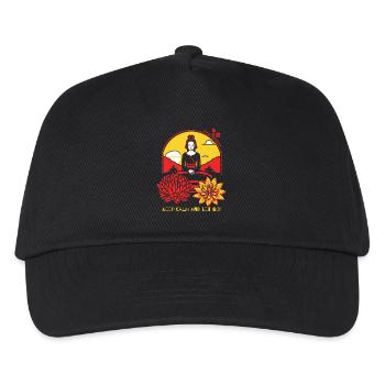 Restez calme et lâchez prise avec le yoga - Casquette de baseball Enfant - noir - Devant