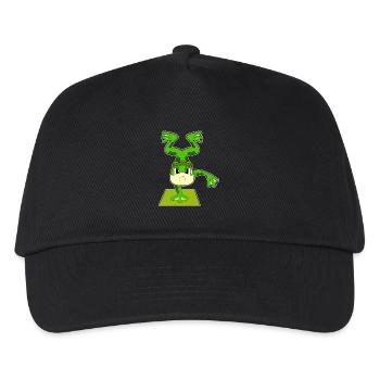 Frog Handstand Workout Gymnastics - Kids’ Baseball Cap - black - Front