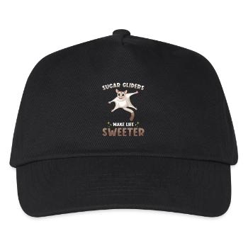 Sugar Glider Saying - Kids’ Baseball Cap - black - Front