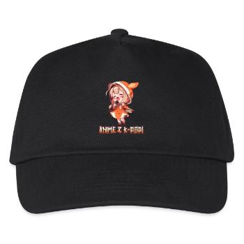 Anime Und K-Pop Koreanische Popmusik Kpop - Kinder Basecap - Schwarz - Vorne