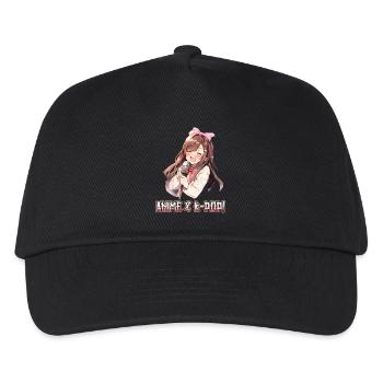 Anime Und K-Pop Koreanische Popmusik Kpop - Kinder Basecap - Schwarz - Vorne