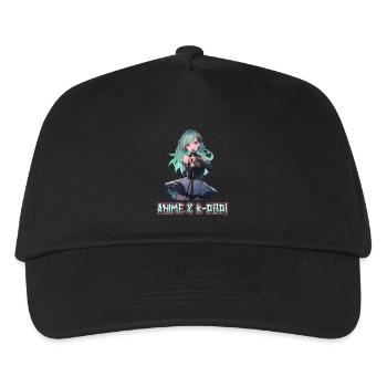 Anime Und K-Pop Koreanische Popmusik Kpop - Kinder Basecap - Schwarz - Vorne