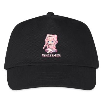 Anime Und K-Pop Koreanische Popmusik Kpop - Kinder Basecap - Schwarz - Vorne