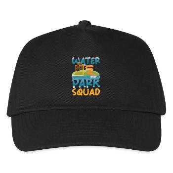 Water Park Squad - Group Family Water Park - Kids’ Baseball Cap - black - Front