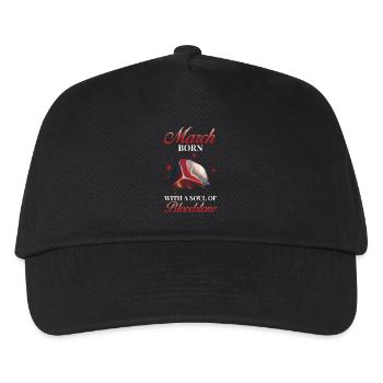 Pierre de naissance Mars Pierre de sang - Casquette de baseball Enfant - noir - Devant