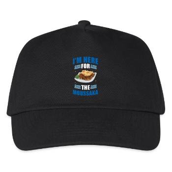 Moussaka Greek cuisine Greece - Kids’ Baseball Cap - black - Front