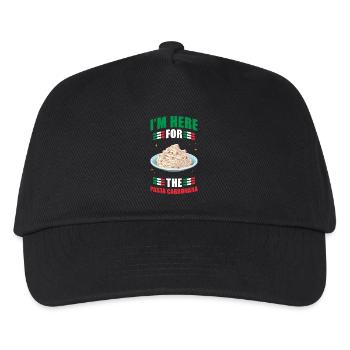 Pâtes Carbonara - Casquette de baseball Enfant - noir - Devant