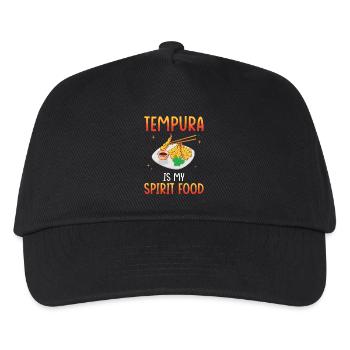 Tempura ist meine Leibspeise - Kinder Basecap - Schwarz - Vorne