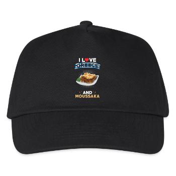 Moussaka, Greece, Greek cuisine - Kids’ Baseball Cap - black - Front