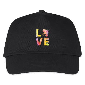 Seekuh liebe - Kinder Basecap - Schwarz - Vorne