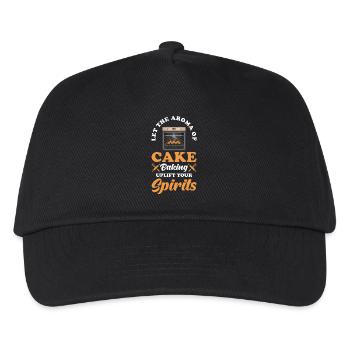Cakes, baking, baking, bakery - Kids’ Baseball Cap - black - Front