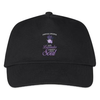 Lavender Lavender Flower Essential Oil Lavender Scent - Kids’ Baseball Cap - black - Front
