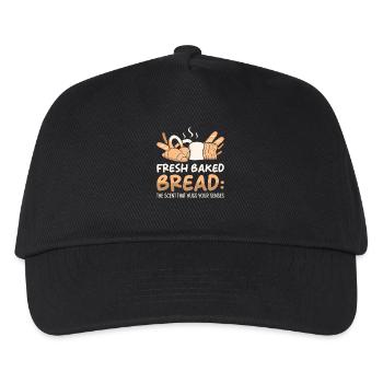 Bread lovers baker bake freshly baked bread - Kids’ Baseball Cap - black - Front