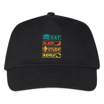 Student Study Learning Exam - Kids’ Baseball Cap - black - Front