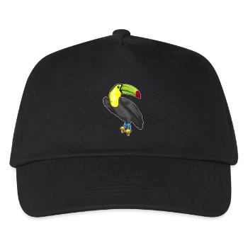 Toucan Inline skating Inline skates - Kids’ Baseball Cap - black - Front