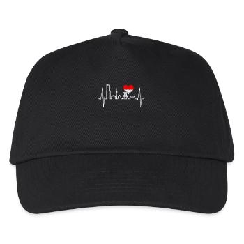 Essen Skyline Herzschlag Ruhrpott Fan Herz Essener - Casquette de baseball Enfant - noir - Devant