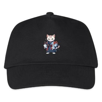 Chat d’Asie Samouraï japonais Samouraï - Casquette de baseball Enfant - noir - Devant