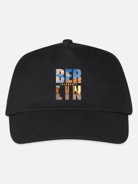 Berlin Deutschland Souvenir - Kinder Basecap - Schwarz