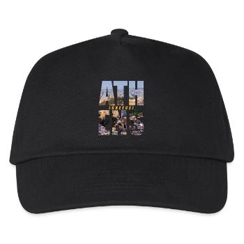 Athens Greece Souvenir - Kids’ Baseball Cap - black - Front