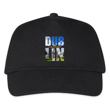 Dublin Irlande Souvenir - Casquette de baseball Enfant - noir - Devant