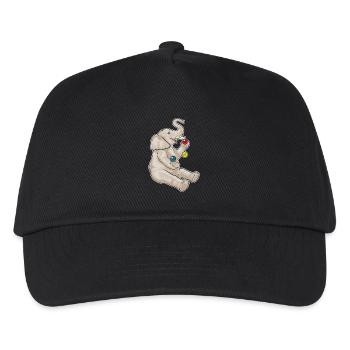 Jongleur éléphant jongleur - Casquette de baseball Enfant - noir - Devant