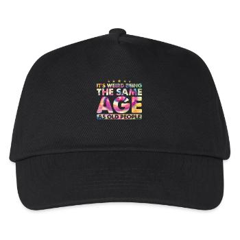 Birthday Alter It's Weird Being The Same Age - Kids’ Baseball Cap - black - Front