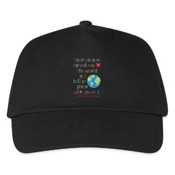 Dear person behind me - Kids’ Baseball Cap - black - Front