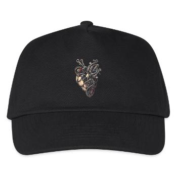 Mécanique Machines Coeur - Casquette de baseball Enfant - noir - Devant