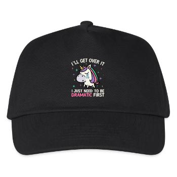 Je vais m’en remettre, il faut juste que ce soit une licorne dramatique - Casquette de baseball Enfant - noir - Devant