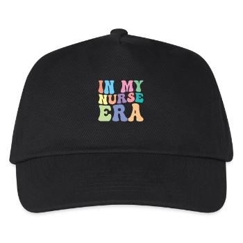 Nurse Retro Groovy In My - Kids’ Baseball Cap - black - Front