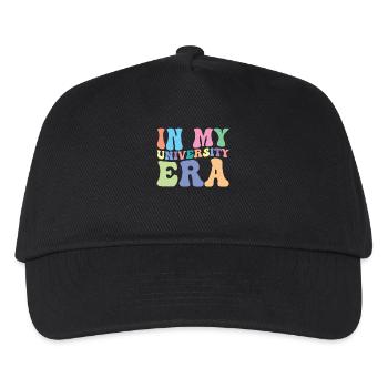University Retro Groovy Student - Kids’ Baseball Cap - black - Front