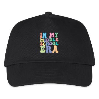 Realschule Retro Groovy Student - Kids’ Baseball Cap - black - Front