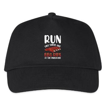 Ligne d’arrivée du marathonien de marathon Dire drôle - Casquette de baseball Enfant - noir - Devant