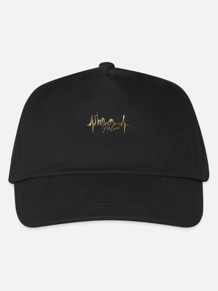 Mailand Skyline Italien Herzschlag Fan Love Milano - Kinder Basecap - Schwarz